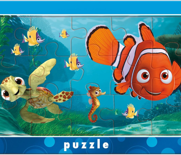 Puzzle - Dino - Nemo i żółw