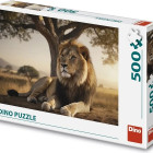 Puzzle - Dino - Odpoczywający lew