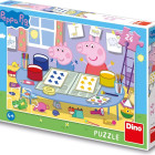 Puzzle - Dino - Artysta Świnki Peppy