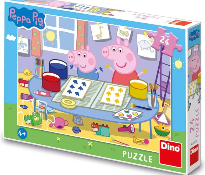 Puzzle - Dino - Artysta Świnki Peppy