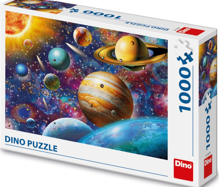 Puzzle - Dino - Planety