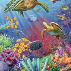 Puzzle - Dino - Podwodny świat Świecąca układanka