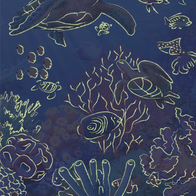 Podwodny świat Świecąca układanka