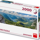 Puzzle - Dino - Widok na Alpy - Puzzle Panoramiczne