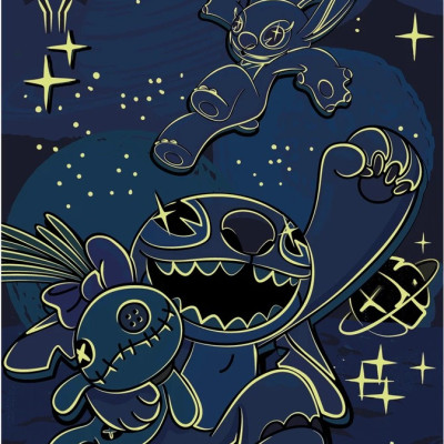 Stitch Świecąca układanka
