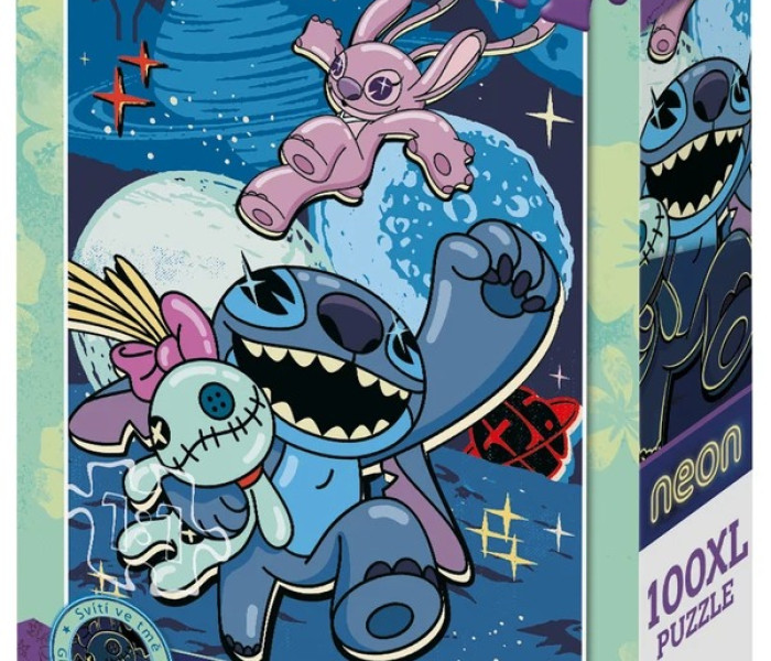 Puzzle - Dino - Stitch Świecąca układanka