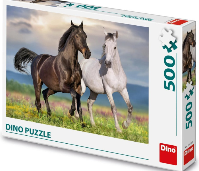 Puzzle - Dino - Zakochane konie