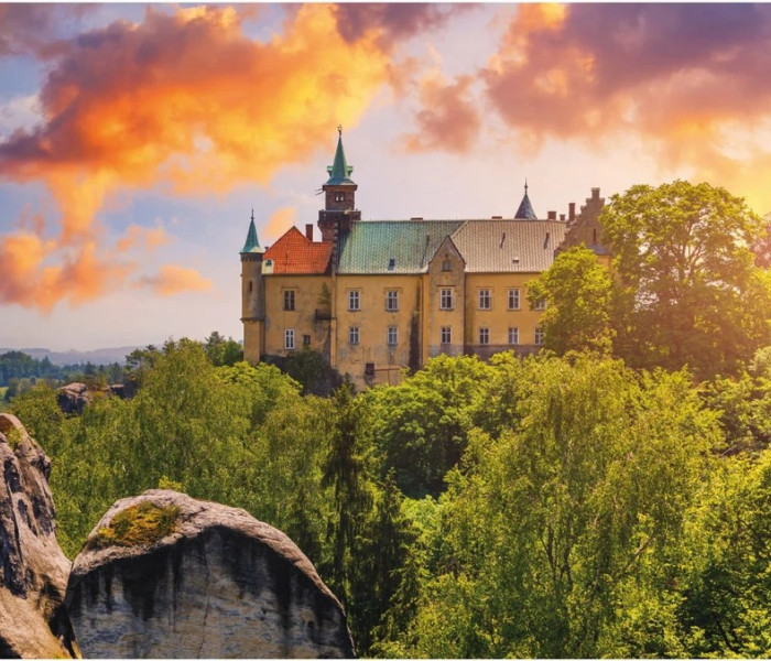 Puzzle - Dino - Zamek Surowa skała