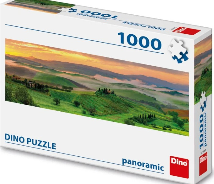 Puzzle - Dino - Zachód słońca - Puzzle Panoramiczne