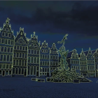 Puzzle - Dino - Zmierzch nad Tower Bridge Świecąca układanka