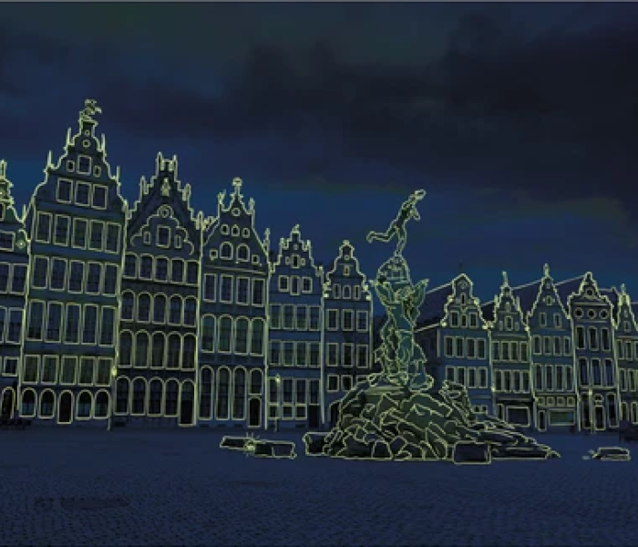 Puzzle - Dino - Zmierzch nad Tower Bridge Świecąca układanka