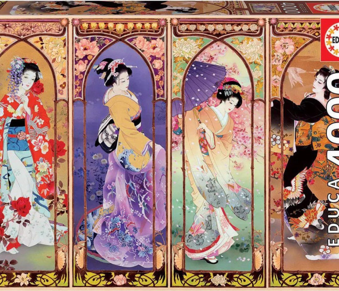 Puzzle - Educa - Japoński kolaż