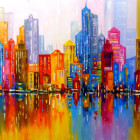 Puzzle - Enjoy - Tęczowe Miasto