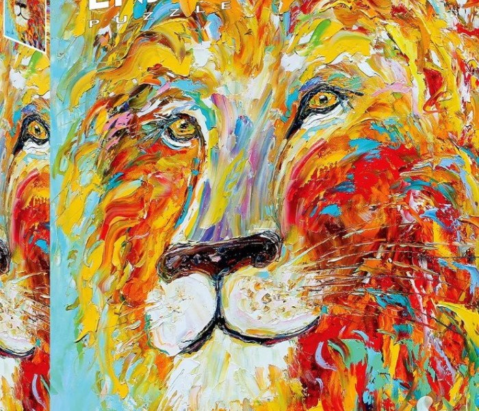 Puzzle - Enjoy - Kolorowy lew