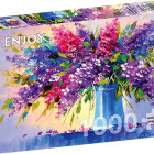 Puzzle - Enjoy - Bukiet bzów w wazonie