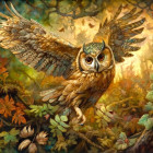 Puzzle - Enjoy - Mądra sowa