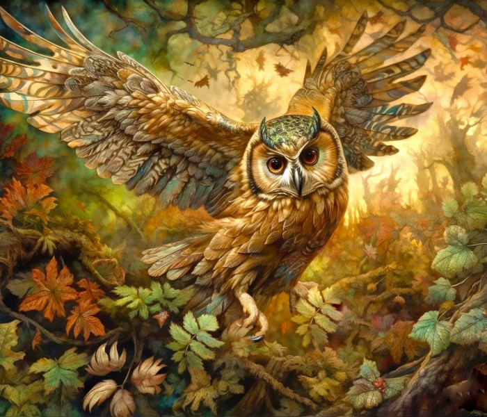 Puzzle - Enjoy - Mądra sowa