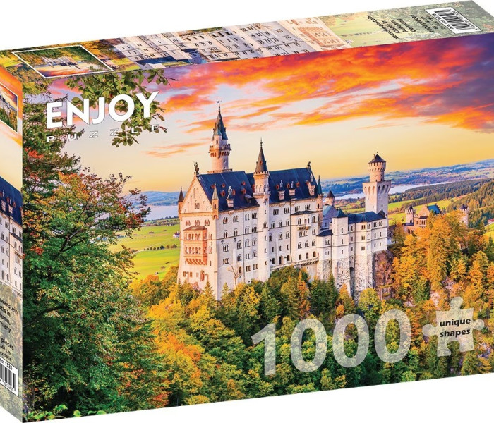 Puzzle - Enjoy - Zamek Neuschwanstein jesienią w Niemczech