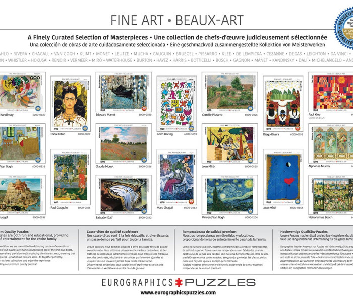 Puzzle - Eurographics - Studium Kandinsky ego o kolorowych kwadratach