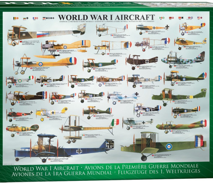Puzzle - Eurographics - Samoloty z I wojny światowej