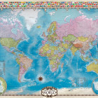 Puzzle - Eurographics - Mapa świata