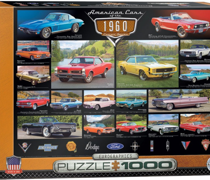 Puzzle - Eurographics - Amerykańskie samochody lat 60.
