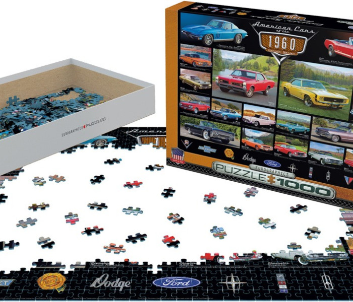 Puzzle - Eurographics - Amerykańskie samochody lat 60.