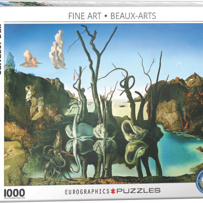 Salvador Dalí Łabędzie odbijające słonie