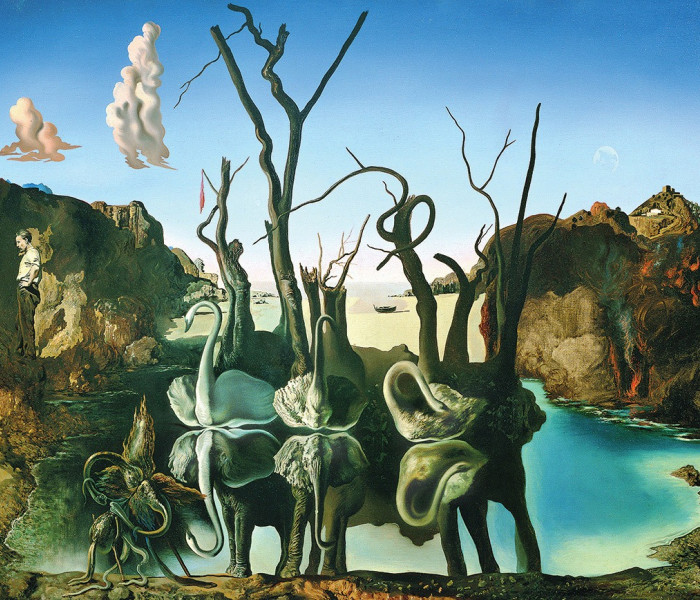 Puzzle - Eurographics - Salvador Dalí Łabędzie odbijające słonie