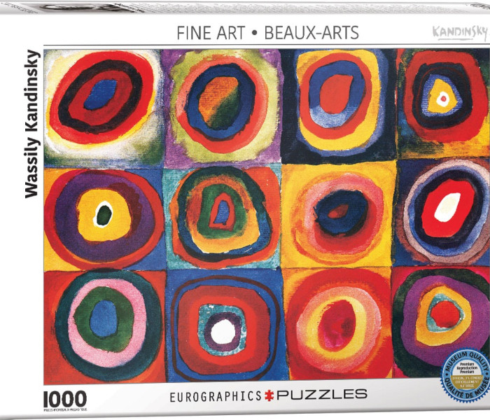 Puzzle - Eurographics - Studium Kandinsky ego o kolorowych kwadratach