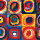 Puzzle - Eurographics - Studium Kandinsky ego o kolorowych kwadratach