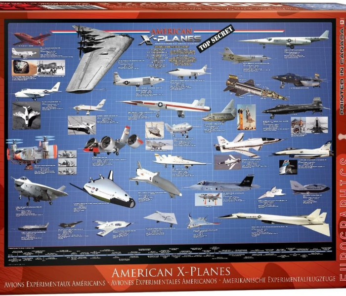 Puzzle - Eurographics - Amerykańskie samoloty X