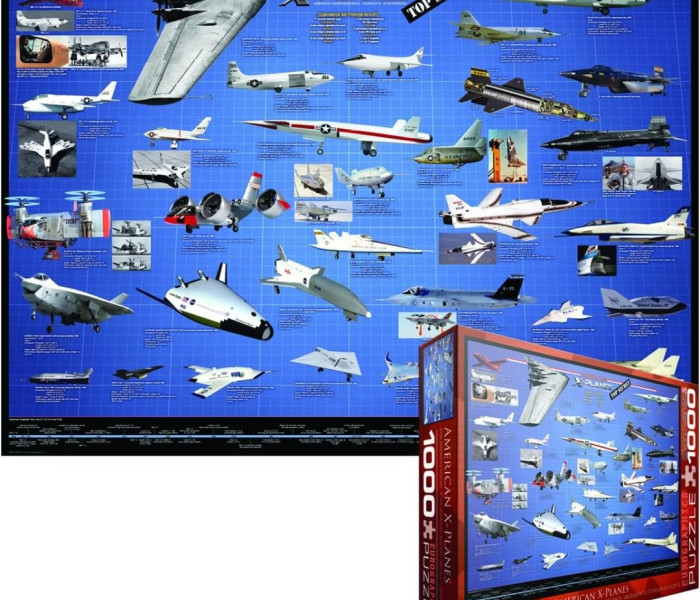 Puzzle - Eurographics - Amerykańskie samoloty X