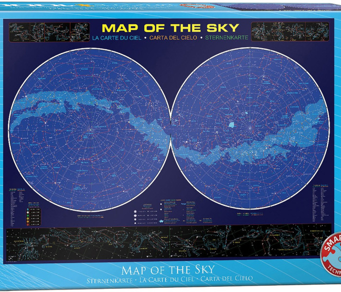 Puzzle - Eurographics - Mapa nieba