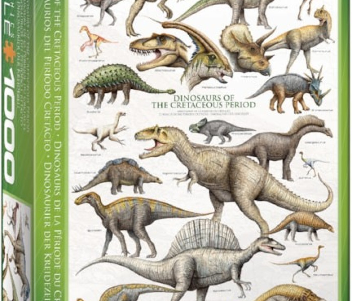 Puzzle - Eurographics - Puzzle Dinozaury - okres kredowy