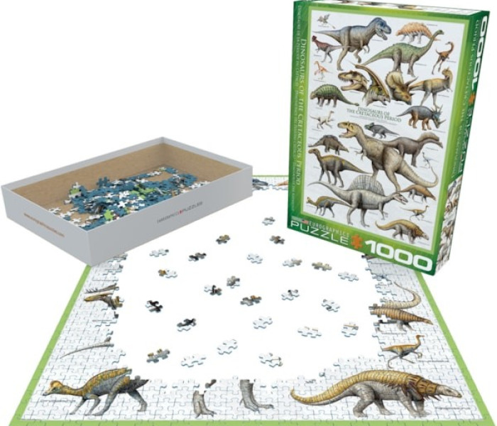 Puzzle - Eurographics - Puzzle Dinozaury - okres kredowy