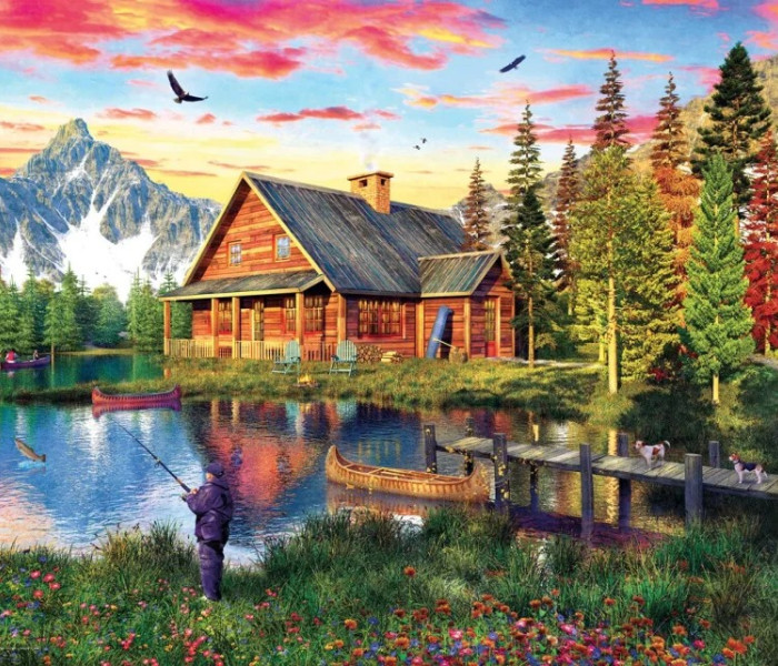 Puzzle - Eurographics - Domek rybacki