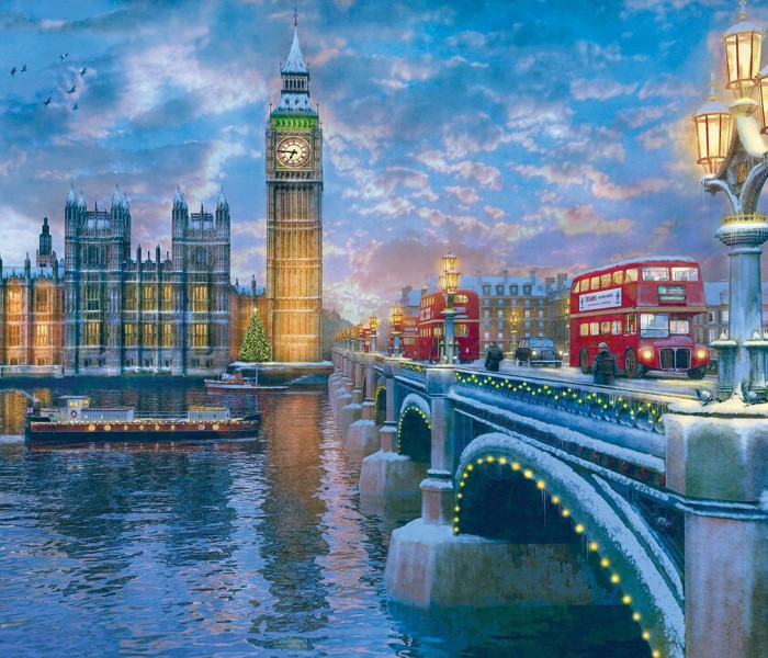 Puzzle - Eurographics - Wigilia w Londynie