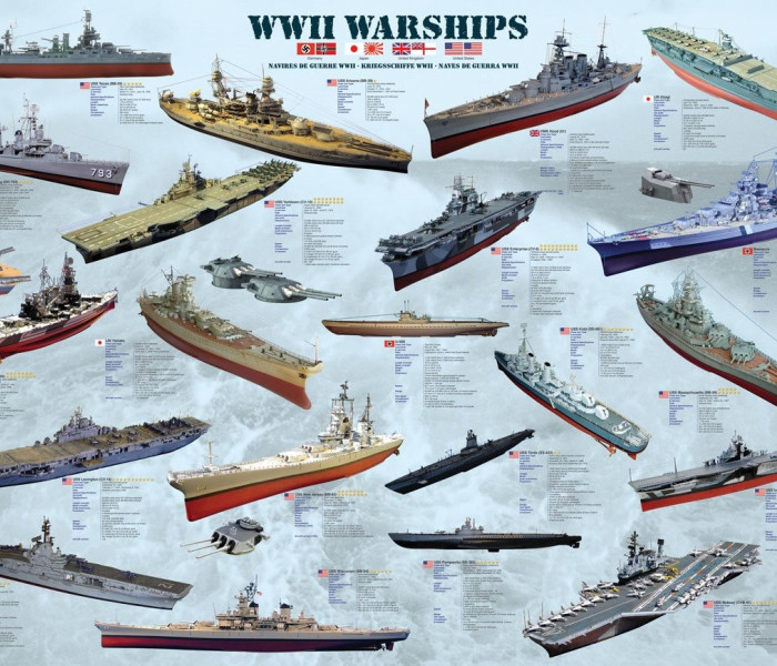 Puzzle - Eurographics - Okręty wojenne