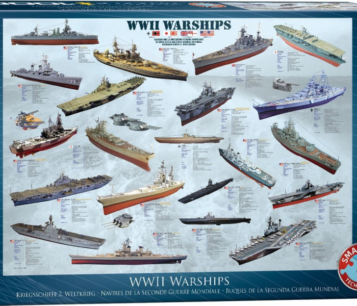 Puzzle - Eurographics - Okręty wojenne