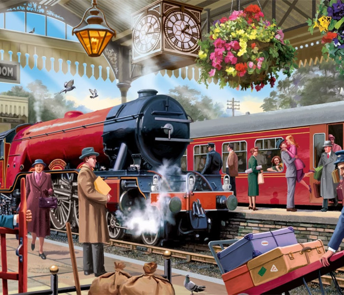 Puzzle - Falcon - Czekam na peronie