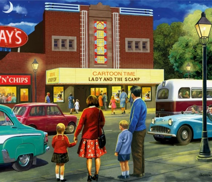 Puzzle - Falcon - Wizyta w kinie