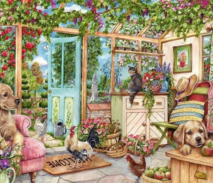 Puzzle - Falcon - Szklarnia