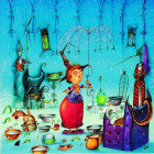 Puzzle - Grafika - Czarownica