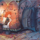 Puzzle - Grafika - Sypialnia czarownicy