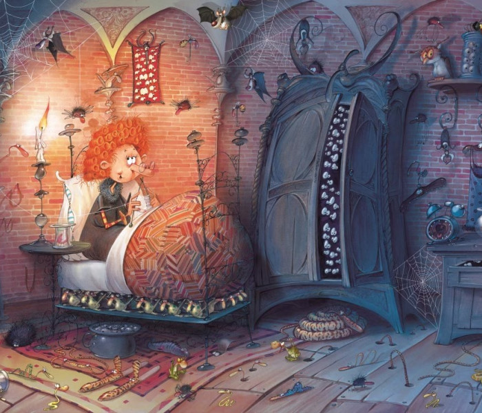 Puzzle - Grafika - Sypialnia czarownicy