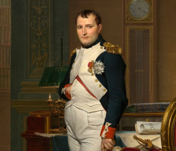 Puzzle - Grafika - Cesarz Napoleon w swoim gabinecie w Tuileries