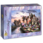 Puzzle - Grafika - Dom nad strumieniem młyńskim