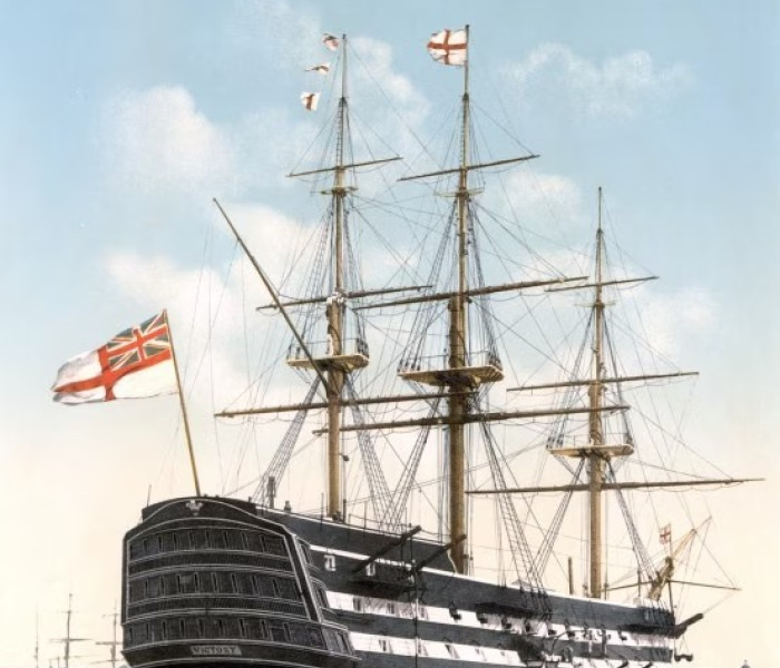 Puzzle - Grafika - HMS Victory w Portsmouth