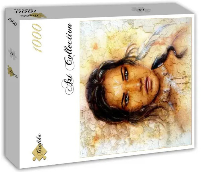 Puzzle - Grafika - Kobieta indyjska